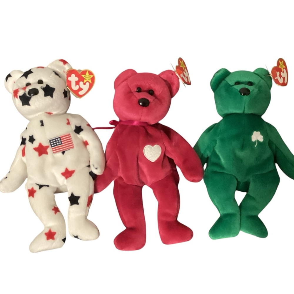 Bundle of 3 Vintage Beanie Babies EUC